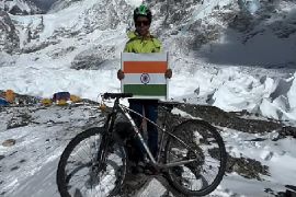 Divya Singh has become the first Indian woman to reach the Mount Everest Base Camp by bicycle